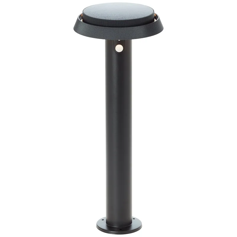Markenware Brilliant AG Leuchten G40431-06 Alvero LED Solar Außensockelleuchte mit Bewegungsmelder