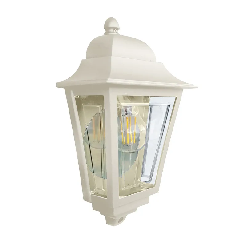 Elstead Lighting Deco Lane Wandleuchte 1-Light Cream IP44 E27 Versand Am Gleichen Tag