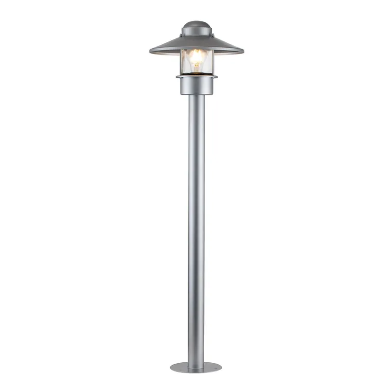 Elstead Lighting Klampenborg Pollerleuchte 1-Light Silber IP44 E27 Nur Heute