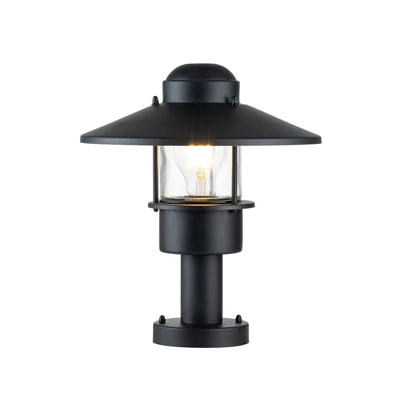 Elstead Lighting Klampenborg Sockelleuchte 1-Light Schwarz IP44 E27 Preiswert