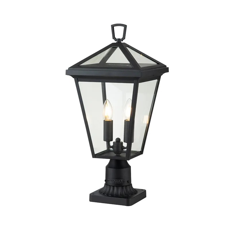 Elstead Alford Place Light Sockellaterne 2-flammig schwarz 51cm Markenware