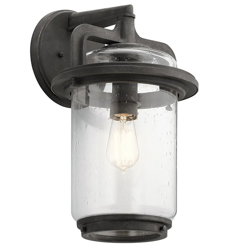 Elstead Lighting Andover Wandleuchte Large 1-Light Zink IP44 E27 Ausverkauf