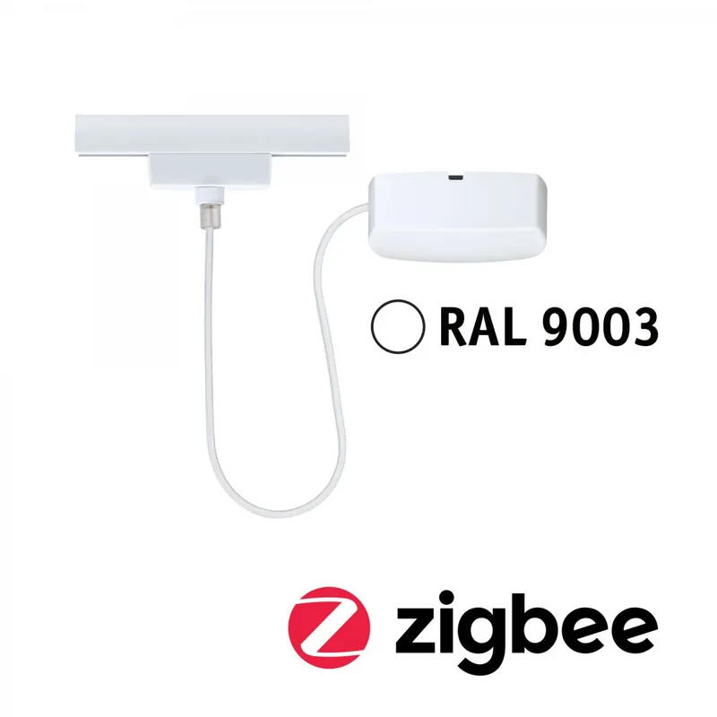 Meistverkauft Paulmann 95671 URail Smart Home ZigBee Kabel-Einspeisung max. 100W Signalweiß RAL 9003