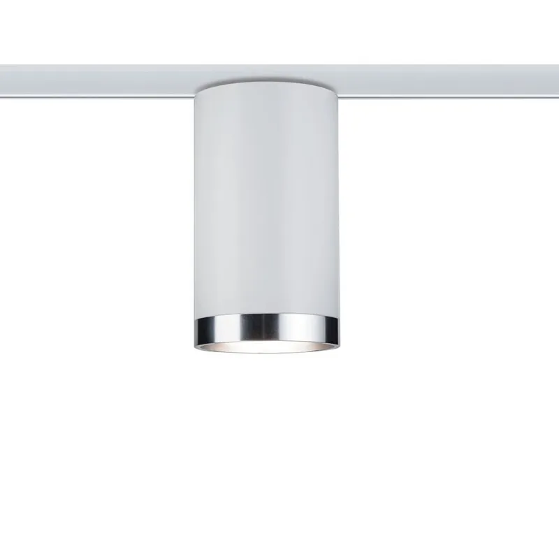 Paulmann No. 96963 URail Spot Tube Weiß Chrom ohne Leuchtmittel max. 10W GU10 Markenprodukt