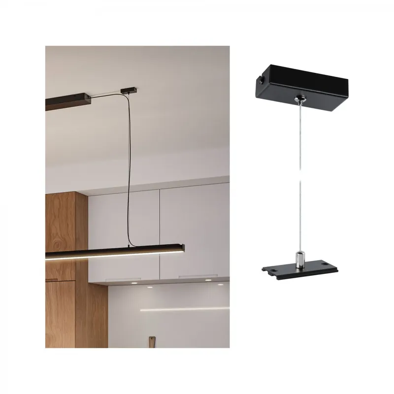Top-Seller Paulmann 98187 Linion Zubehör Seilabhängung 1,5m schwarz