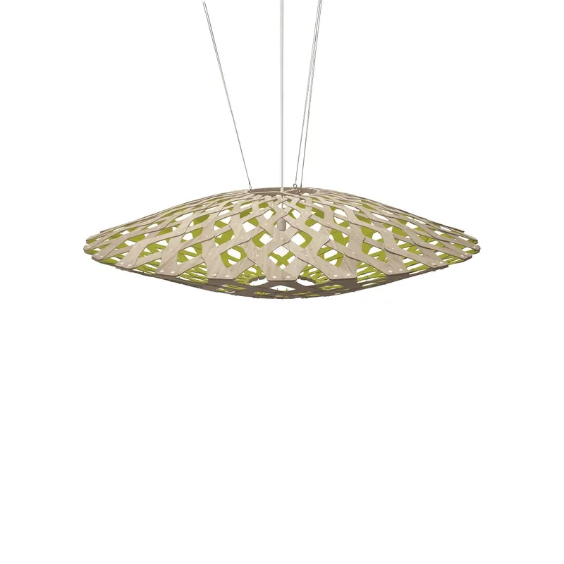David Trubridge Flax Pendelleuchte Ø 150cm limette Zertifiziert