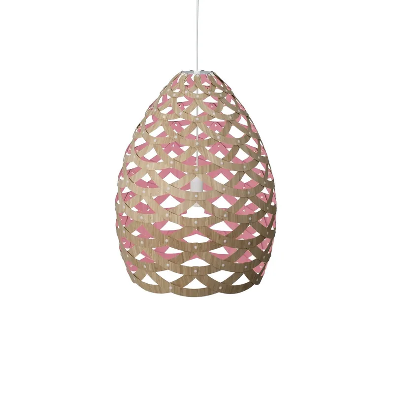 David Trubridge Tui large Pendelleuchte 76 cm pink Online Kaufen