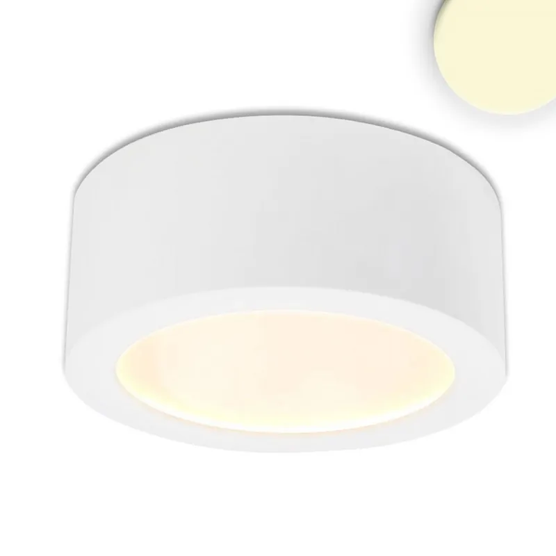 Solange Der Vorrat Reicht ISOLED 113130 LED Aufbauleuchte LUNA 8W weiß 3000K