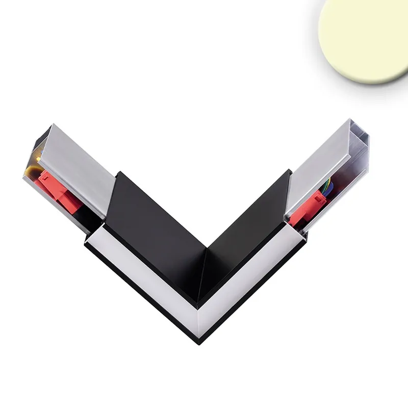 ISOLED 114037 Eckverbinder 90° für Hängeleuchte Linear Up&Down 3000K schwarz Aktuell