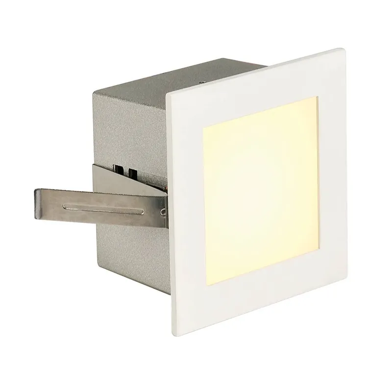 Bestpreis SLV 113262 FRAME BASIC LED Einbauleuchte eckig weiss 3000K 40lm