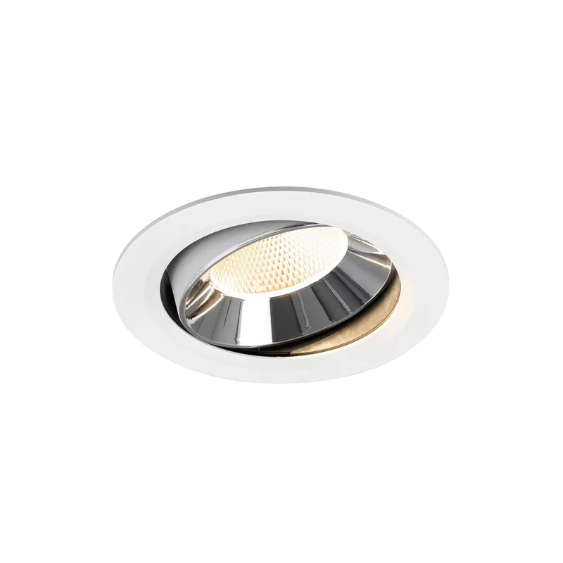SLV 1009983 NUMINOS® MOVE XL Einbauleuchte 2700K 20° weiß chrom Schneller Versand
