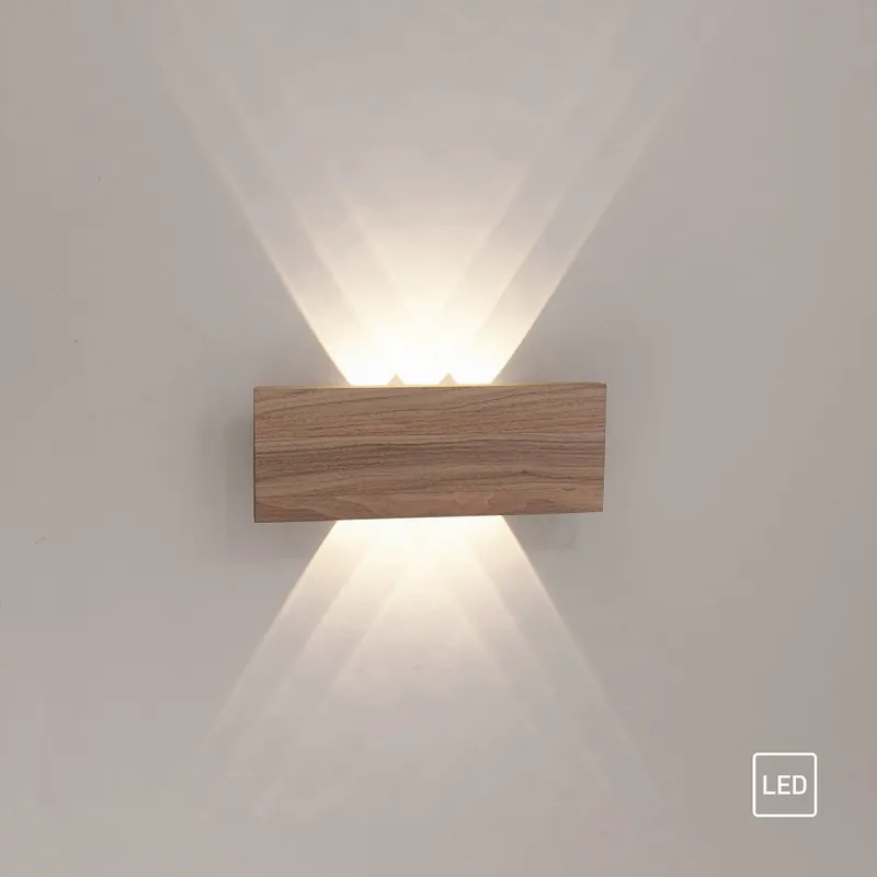 Paul Neuhaus 9478-79 PALMA Wandleuchte Holzdekor Neu
