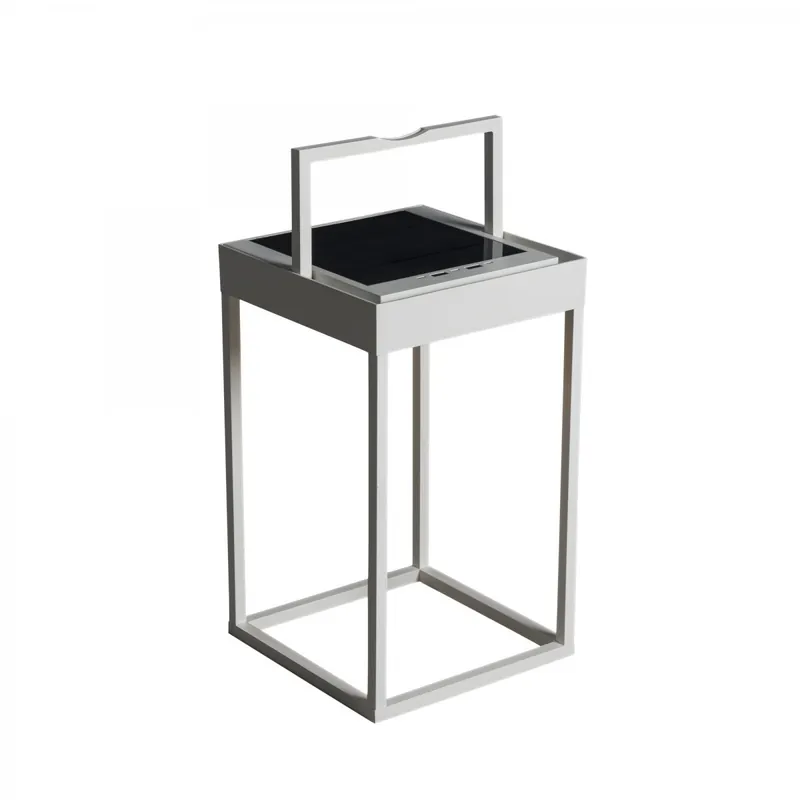 Garantierte Lieferung KONSTSMIDE No. 7815-250 Portofino LED Solar USB-Laterne weiß dimmbar mit Sensor