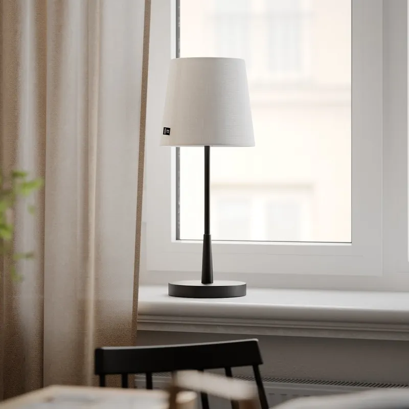Bestseller By Rydéns 4002730-4002 Lumi 48 Tischleuchte schwarz weiß