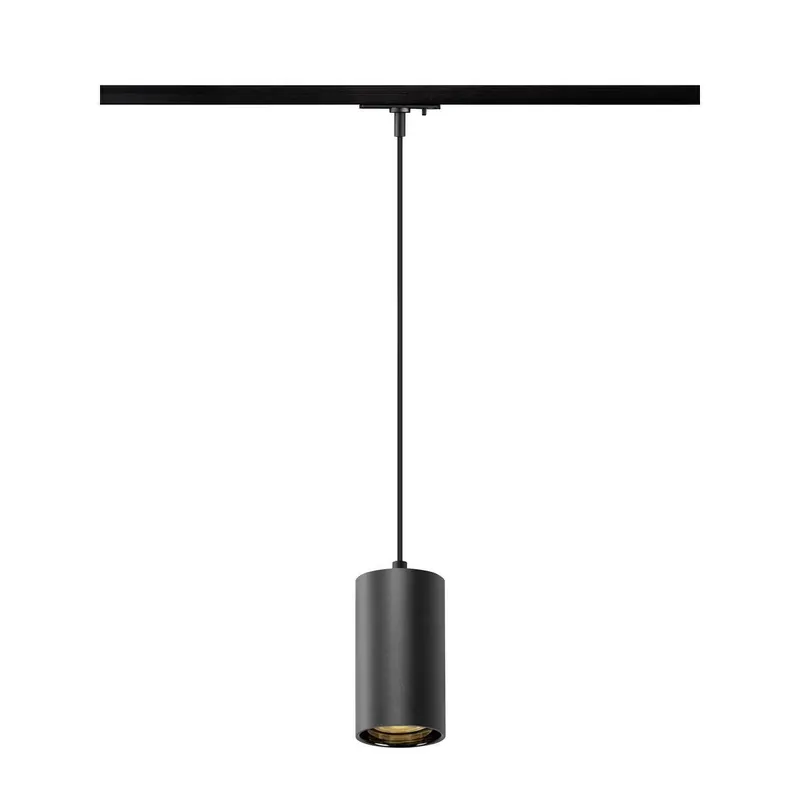 Sonderangebot SLV 1010099 ASTO TUBE Pendelleuchte für Hochvolt-Stromschiene 1Phasen schwarz GU10