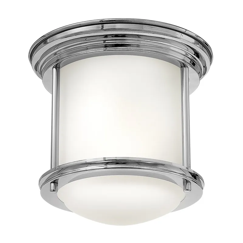 Elstead Hadrian 1 Light Deckenleuchte Opalglas Chrom Super-Preis