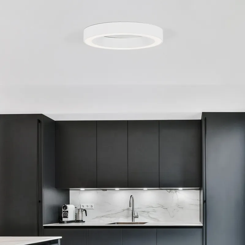Abverkauf Nova Luce 9345632 MORBIDO LED Deckenleuchte 60cm 2700-4000K Weiss