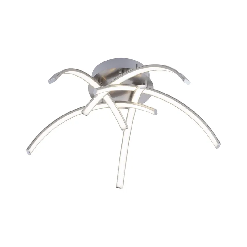 Super-Preis JUST LIGHT 15340-55 LED Deckenleuchte VALERIE 5-flammig stahl 3000K