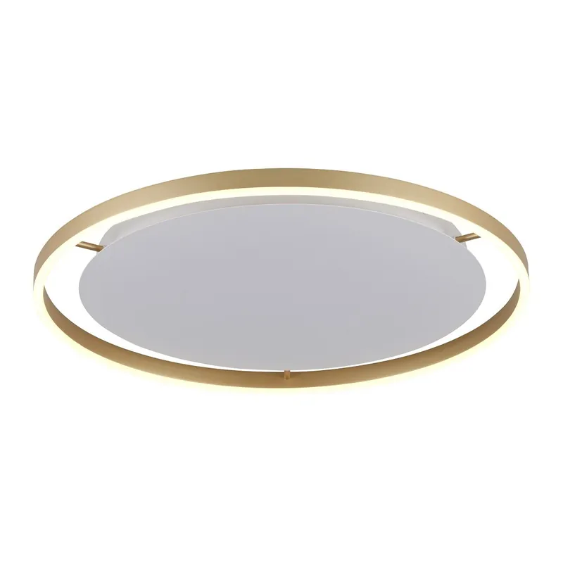 Begrenztes Angebot Leuchten Direkt 15392-60 RITUS LED Deckenleuchte Messing Matt rund 60cm