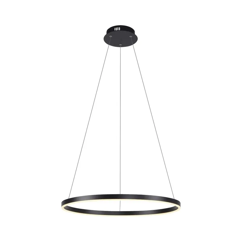 Leuchten Direkt 15394-13 RITUS LED Pendelleuchte Anthrazit rund 60cm dimmbar Wochenendangebot