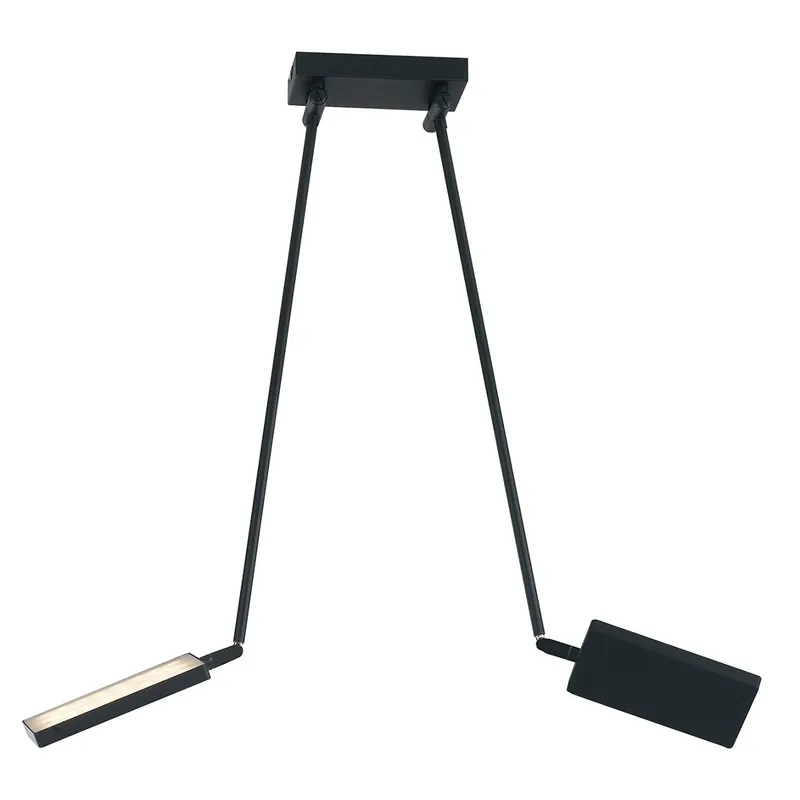Luce Ambiente Design LED Book PL Nero Deckenleuchte 2-flammig Direktkauf