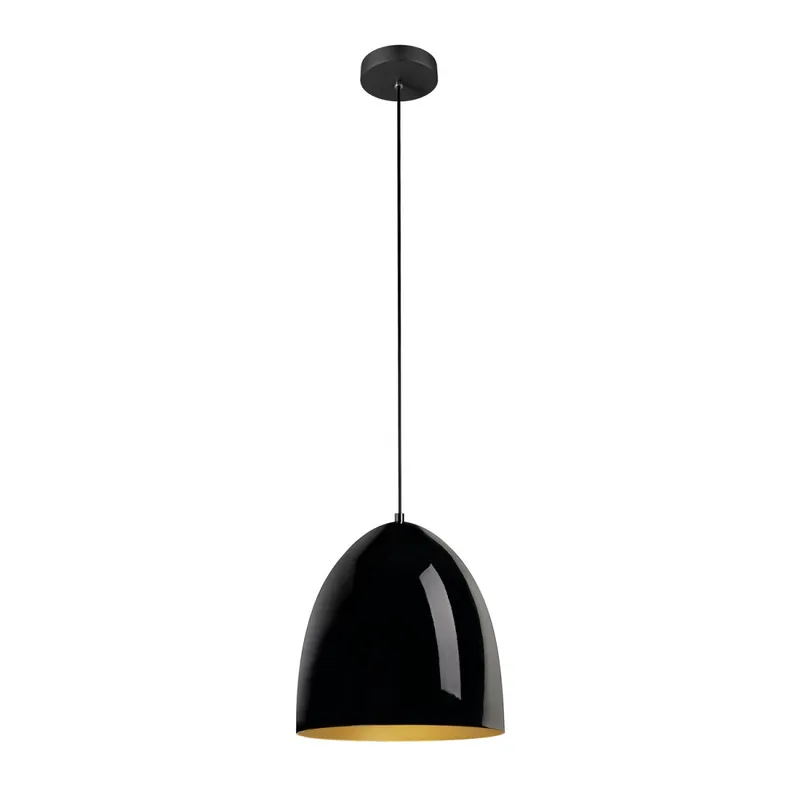 Echt SLV 1008131 PARA CONE 30 Pendelleuchte schwarz gold E27