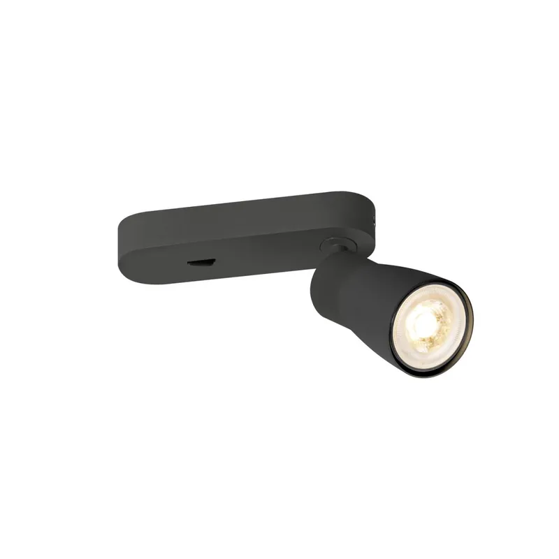 Online Kaufen SLV 1008304 PURI 2.0 Dome Wand- und Deckenleuchte Schalter schwarz GU10