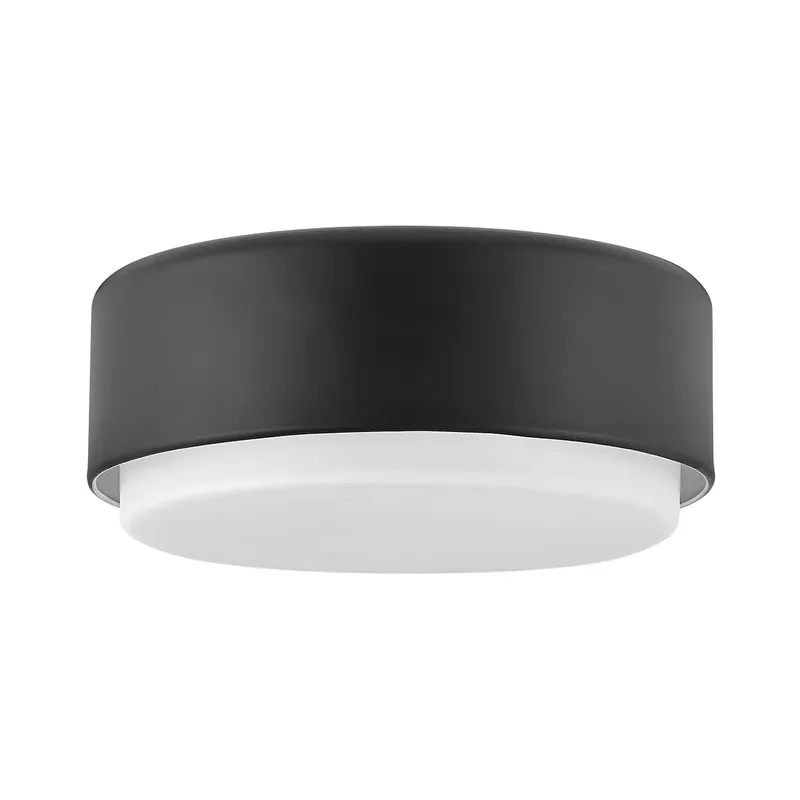 Preiswert Elstead Lighting Cedric Flush Small Mount Deckenleuchte Schwarz