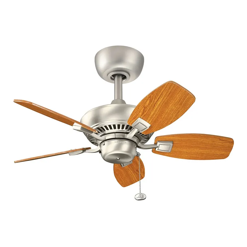 Elstead Lighting Canfield Deckenventilator Nickel Holz Markenprodukt