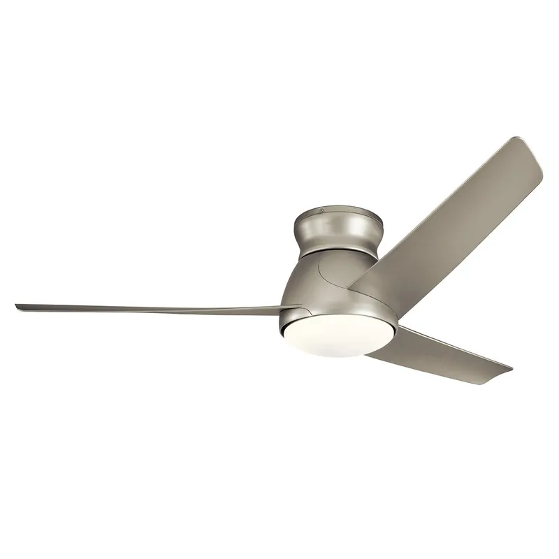 Elstead Lighting Eris Deckenventilator LED nickel gebürstet Letzte Chance