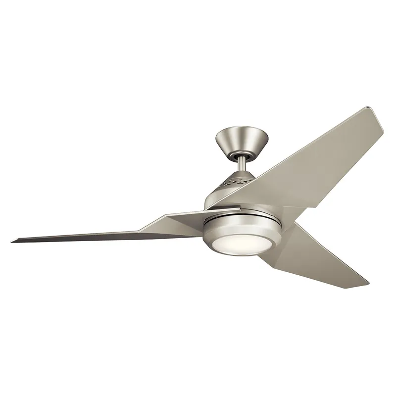 Top-Seller Elstead Lighting Jade Deckenventilator LED Nickel gebürstet