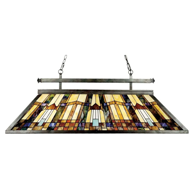 Neue Ware Elstead Lighting Inglenook Pendelleuchte 3-Light Tiffany-Stil Bronze E27