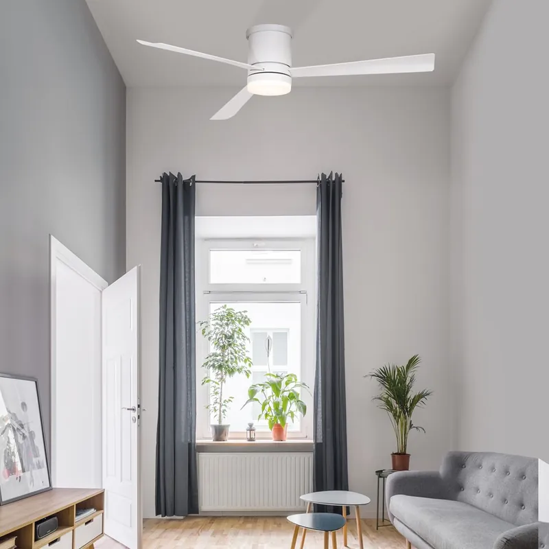 Nova Luce 9953015 SILKY LED Ventilator 3000K Weiss Garantierte Lieferung