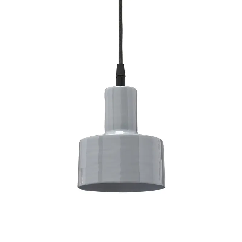 Direkt Vom Hersteller PR Home 4161307 Pendelleuchte Solo glänzendes grau 13cm