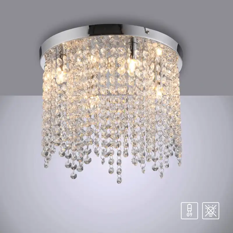 Saisonangebot JUST LIGHT 15064-17 KULUNKA Kronleuchter chrom