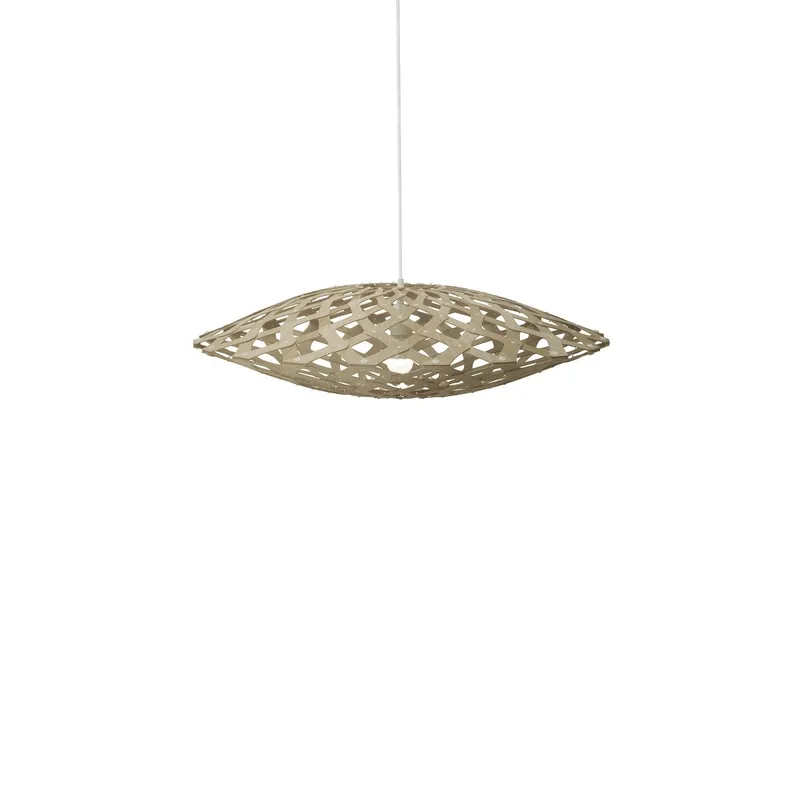 Abverkauf David Trubridge Flax Pendelleuchte Ø 80cm bambus