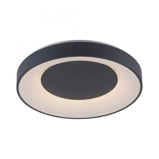 Mega-Angebot LED-Deckenleuchte, anthrazit, dimmbar, App, Fernbedienung