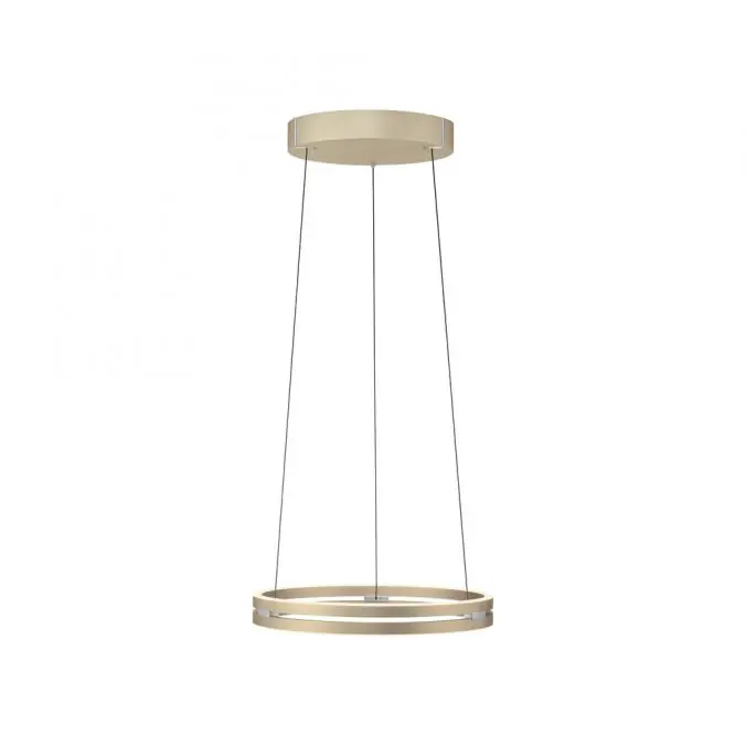 Neuhaus PURE® LED Pendelleuchte PURE E-Loop ivory gold Highlight