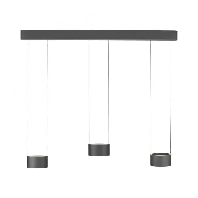 Bestpreis Neuhaus PURE® LED Pendelleuchte PURE Clipse, platin (grau), Fernbedienung, Comfort Lift