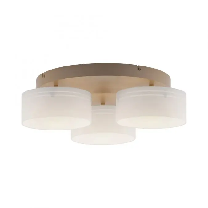 Begrenztes Angebot Paul Neuhaus LED Deckenleuchte MARIKA, sand, 3 flammig